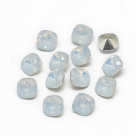 1 Resin Cushion Stone 10x10mm - White Opal