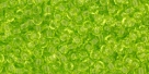 10 g TOHO Seed Beads 11/0 TR-11-0004 Lime Green