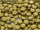 #00.03 - 25 Stück DiscDuo Beads 6x4 mm - Crystal Amber Full