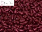 #00.05 - 25 Stück DropDuo Beads 3x6 mm - Lava Red