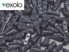 #01.02 - 25 Stück Vexolo Beads 5x8 mm - Alabaster Grey Luster