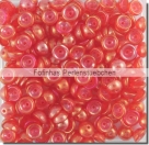 #09.03 - 50 Stück Teacup Beads 2x4 mm - Luster Iris - Siam Ruby