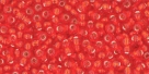 10 g TOHO Seed Beads 11/0 TR-11-0025 Siam Ruby Light Silver-Lined (A,D)