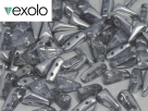 #00.02 - 25 Stück Vexolo Beads 5x8 mm - Crystal Labrador