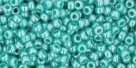 10 g TOHO Seed Beads 11/0 TR-11-0132 - Opaque Lustered Turquoise