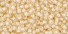 10 g TOHO Seed Beads 11/0 TR-11-0352 - Inside-Color Crystal/Lt Jonquil Lined (E)