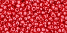 10 g TOHO Seed Beads 11/0 TR-11-0125 - Opaque-Lustered Cherry