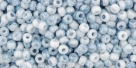 10 g TOHO Seed Beads 11/0 TR-11-1205 - Marbled Opaque White/Blue (C)