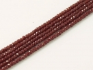 200 facetierte Rondelle 1,5*1mm Garnet