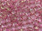 #01.02 25 Stck. 2-Hole Wibeduo 8mm Crystal Red Luster