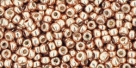 10 g TOHO Seed Beads 11/0 TR-11-PF551 - PermaFinish - Galvanized Lt Soft Copper (A,C,D)