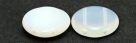 #01.00 5 Stck. 2-Hole Cabochon 18x5mm - Opal White