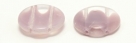 #00.08 5 Stck. 2-Hole Cabochon 18x5mm - Crystal/Opal Amethyst