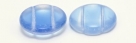 #00.06 5 Stck. 2-Hole Cabochon 18x5mm - Crystal/Sapphire