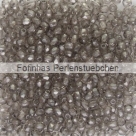 #05.08 50 Stück - 2,0 mm Glasschliffperlen - crystal vacuum hematite full