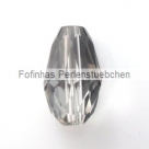 1 facetierter Tropfen 15x10 mm Black Diamond AB