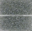 #10.00 - 10 g PRECIOSA Terra Rocailles 11/0 2,2 mm - Crystal/Turmaline-Lined