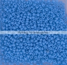 #14.07.03 - 10 g PRECIOSA Rocailles 11/0 2,2 mm - Opaque Aquamarine