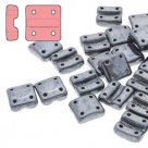 #03.01 - 25 Stück FIXER Beads 8x7 mm - Jet Hematite