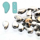 #01.04 - 25 Stück Paisley Beads 8x5 mm - Crystal Labrador Full