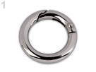 1 Ring-Verschluss Ø 18 mm - altsilber-farben