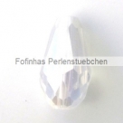 50 facetierter Tropfen 15x10 mm Crystal AB