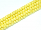 02010/30011 - 1 Strang Perlen Ø 2 mm rund - lemon drop pearl shell