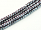 02010/30006 - 1 Strang Perlen Ø 2 mm rund - plum pearl shell