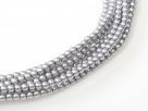 02010/70484 - 1 Strang Perlen Ø 2 mm rund - lt grey pearl-coating