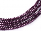 02010/70779 - 1 Strang Perlen Ø 2 mm rund - purple pearl-coating