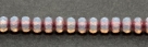 #26.02 - 20 Stück - 3*5mm Donut - opal white goldbronze AB