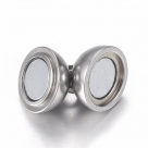1 Edelstahl-Kugel-Magnet-Verschluss Ø 08x14 mm
