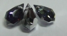 1 facetierter Tropfen 6x10 mm Crystal Bermuda Blue