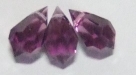 1 facetierter Tropfen 6x10 mm Amethyst