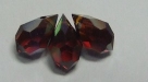 1 facetierter Tropfen 6x10 mm Dark Topaz Celsian