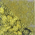 #01.12 50 Stück Blüten 5 mm - crystal yellow coating