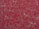 #20.00 - 10 g cz. Farfalle 4x2 mm tr. crystal matt pink-lined