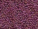 #43.00 - 10 g jap. Farfalle 4x2 mm Antique Gold Purple Luster