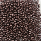 #39.04 - 10 g cz. Farfalle 4x2 mm jet lustered chocolate