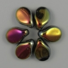 #02.1 - 50 Stck. PRECIOSA Pip Bead™ 5x7 mm jet full marea