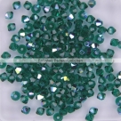 25 Stück - PRECIOSA-M.C. Bicone 3,0 mm - emerald AB