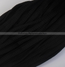1 m Flachkordel aus Polyester ohne Kern 8mm breit (Schwarz)