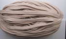 1 m Flachkordel aus Polyester ohne Kern 8mm breit (Beige)