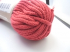 1 m Baumwollkordel mit Polyester-Kern in Rot - Ø 5 mm