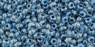 10 g TOHO Seed Beads 11/0 TR-11-0347 - Inside-Color Crystal/Capri-Lined (E)
