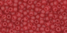 10 g TOHO Seed Beads 11/0 TR-11-0005 CF Ruby Frosted