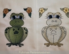 Stickdatei Frosch #3