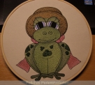 Stickdatei Frosch #4