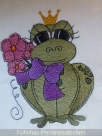 Stickdatei Frosch #2