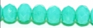 #01.03 - 20 Stück - 6*9mm Donut - Opal Green Turquoise